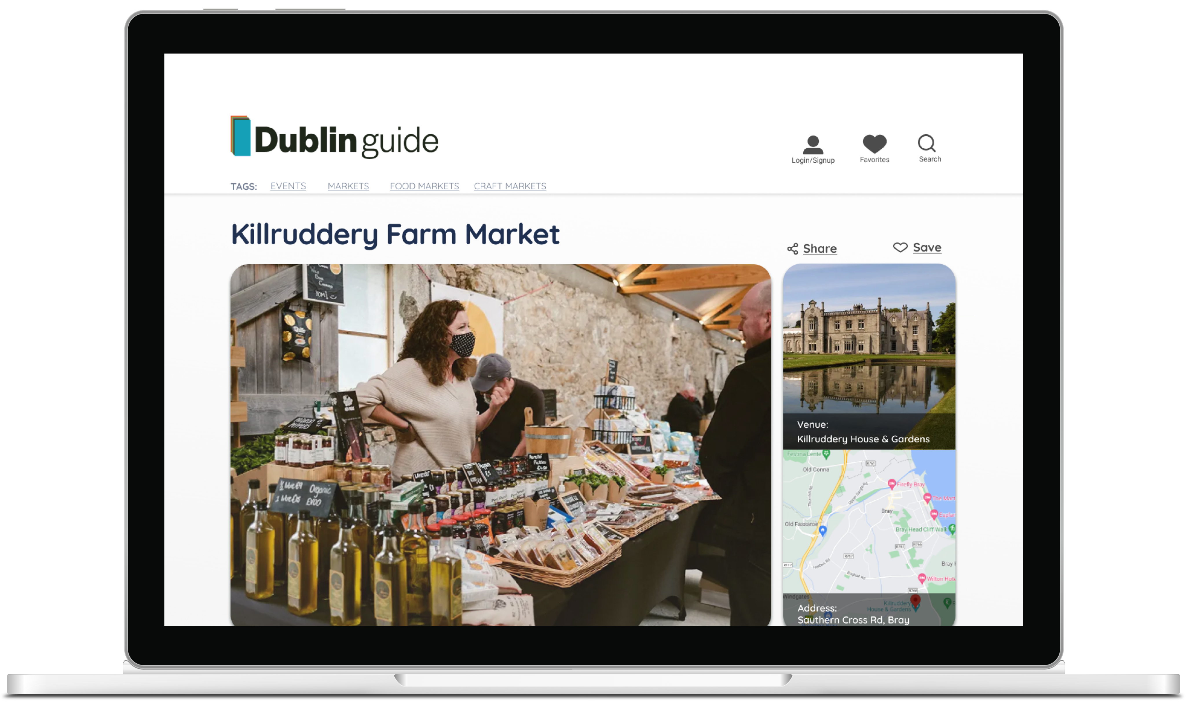 Dublin Guide Event Page