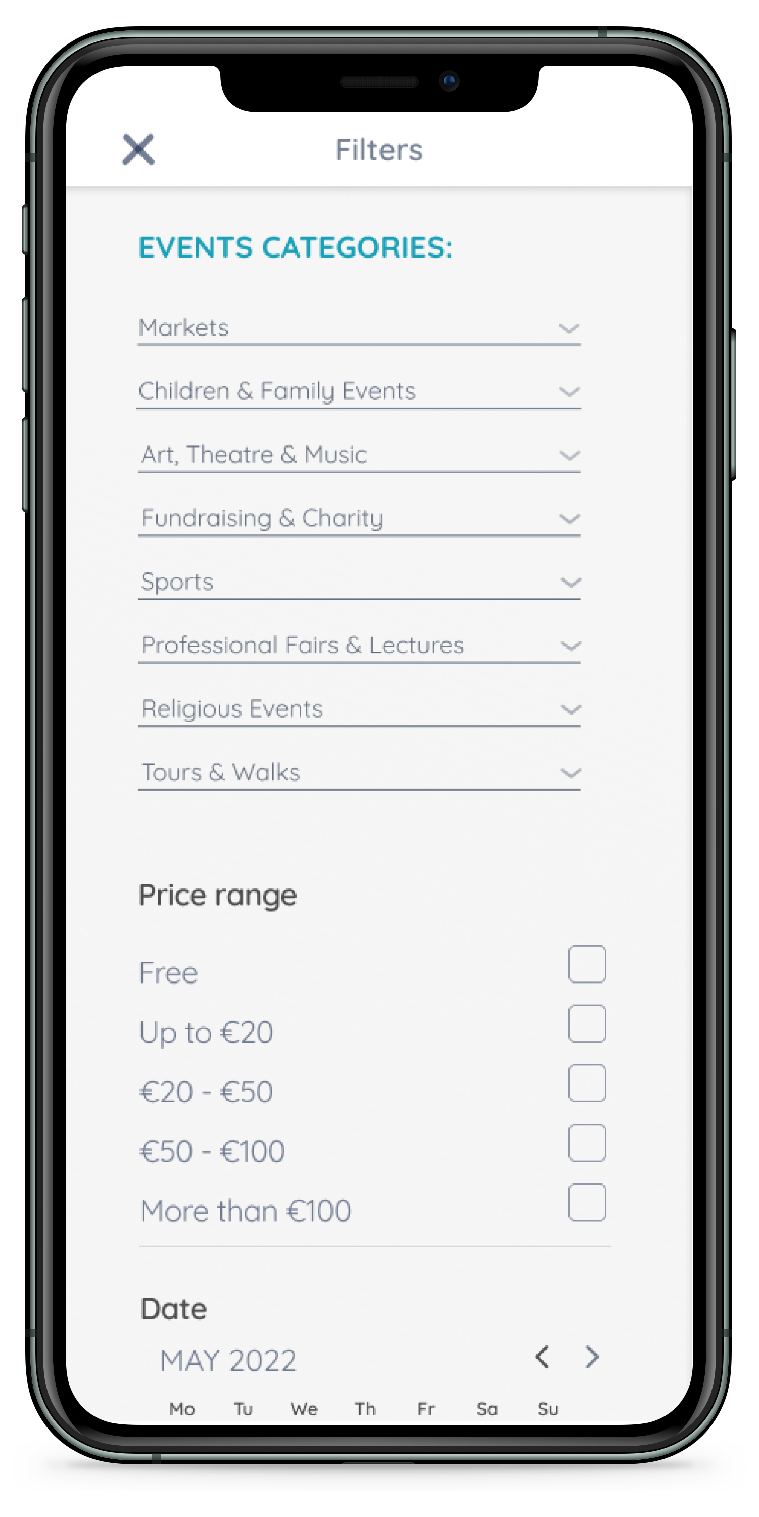 Dublin Guide Filter Page