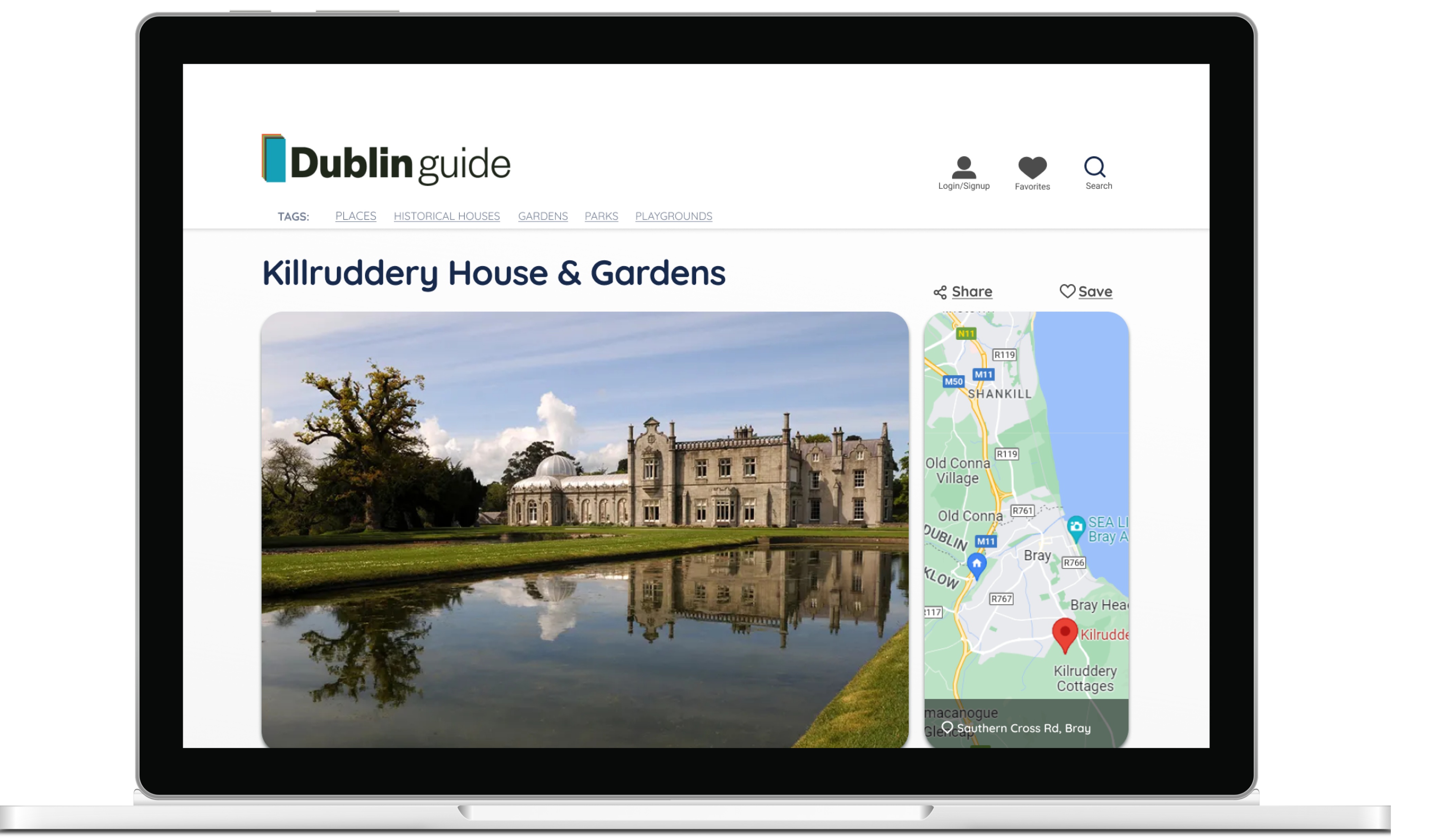 Dublin Guide Location Page